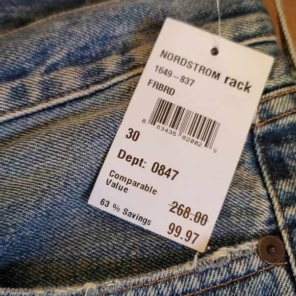 NWT Citizens of Humanity Estella distressed flare jeans 30 - Picture 5 of 8